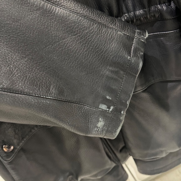 Loro Piana Men's Leather/Cashmere Coat - Picture 8 of 15